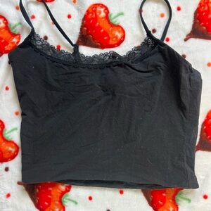 Savage X Fenty Black Lace Camisole